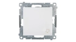 Simon 54 Przycisk /dzwonek/, szybkozłącza, biały DD1.01/11