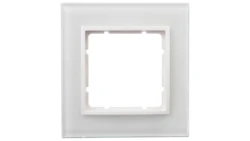 Berker B.7 Ramka pojedyncza szklana śnieżnobiała 10116909