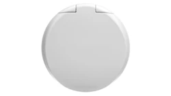 CELIANE Plakietka z klapka gniazda 2P+Z biala 068121