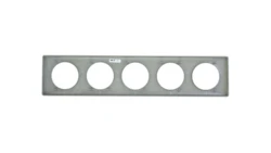 CELIANE Ramka pięciokrotna aluminium metal Poziomy i pionowy 068930