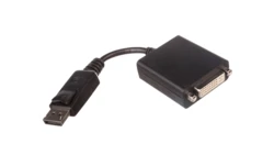 Kabel połączeniowy DisplayPort 1.1a Typ DP/DVI-I(24+5), M/Ż czarny 0,15m
