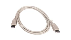 Przedłużacz szary USB A /M - USB A /Ż s/USB 2.0 AK-300202-018-E 1.8m