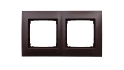 Simon 54 Premium Ramka podwójna brąz mat /do karton-gips/ DRK2/46
