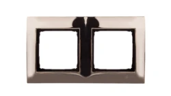 Simon 54 Premium Ramka podwójna metalowa złoto DR2/66