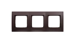 Simon 54 Premium Ramka potrójna brąz mat DR3/46