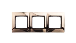 Simon 54 Premium Ramka potrójna metalowa złoto DR3/66