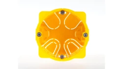 Puszka 67mm p/t regips 50mm żółty Batibox 080051