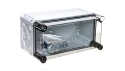Obudowa Mi z zawiasami, IP 65, wlk.1 - 165x300x170, pokrywa przezroczysta Mi 9100 20001043