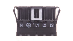 Gniazdo 5-torowe 400V 25A czarne z mocowaniem zatrzaskowym 770-705 WINSTA /50szt./