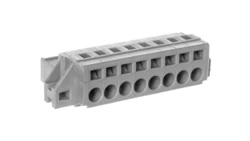 Wtyk MCS-MIDI Classic 8-biegunowy szary raster 5mm 231-608/019-000 /50szt./