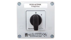 Łącznik krzywkowy 0-1 2P 16A w obudowie SK16-1.828OB11