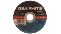 Tarcza tnąca do metalu 115 x 1.0 x 22.2 mm, 41 A60-T-BF