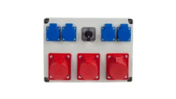 Zestaw gniazd 3x16A 5P + 4x16A 230V + 01 9080556W
