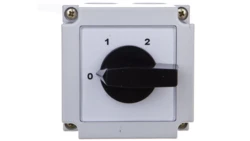 Łącznik krzywkowy 0-1-2 2P 10A w obudowie 4G10-252-PK