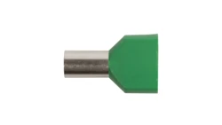 Końcówka tulejkowa izolowana HI 2X16/14 zielona E08KH-02020102901 (50szt.)