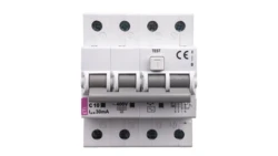 Wyłącznik różnicowo-nadprądowy 4P 10A C 0,03A typ AC KZS-4M 002174022