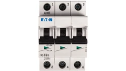 Wyłącznik nadprądowy 3P C 6A 15kA AC FAZ C6/3 278867