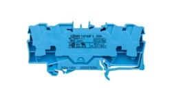 Złączka szynowa 4-przewodowa 4mm2 niebieska 2004-1404 TOPJOBS