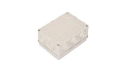 Puszka natynkowa 110x150x70mm tworzywo IP55 szara zdławnicami OL20112