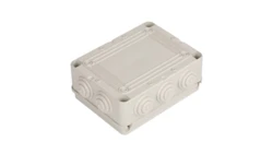 Puszka natynkowa 140x190x70mm tworzywo IP55 szara OL20013