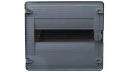Rozdzielnica modułowa 1x12 natynkowa IP40 Golf (drzwi transparentne) VS112TD