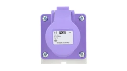 Gniazdo stałe 16A 3P 20-25V fioletowe IP44 163v