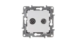 NILOE Gniazdo antenowe biały RTV gwiazda 1,5dB 664760