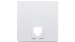 Simon 82 Pokrywa gniazda telefonicznego pojedynczego RJ11/RJ12 biała 82062-60