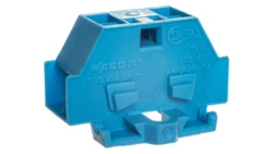 Złączka szynowa 4-przewodowa 2,5mm2 niebieska 261-334 /50szt./