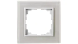 Sentia Ramka pojedyncza szklana biała 1471-62