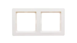 Berker Q.1 Ramka podwójna pozioma/ pionowa śnieżnobiała aksamit 10126089