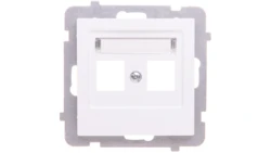 AS Obudowa gniazda teleinformatycznego podwójnego biała GPK-2G/p/00