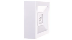 Oprawa awaryjna LED 3W 1h LOVATO N ECO LED 3W (opt. otwarta) jednozadaniowa biała LVNO/3W/E/1/SE/X/WH