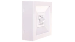 Oprawa awaryjna LED 3W 1h LOVATO N ECO LED 3W (opt. koryt.) jednozadaniowa biała LVNC/3W/E/1/SE/X/WH