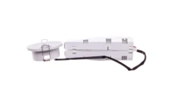 Oprawa awaryjna LED 1W 3h AXEP ECO IP20/20 1W (opt. koryt.) jednozadaniowa biała AXPC/1W/E/3/SE/X/WH