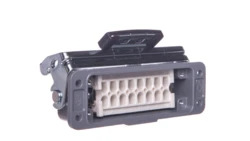 Zestaw kompletny 16+PE stykowy żeński /obudowa pulpitowa + wkład/ EPIC KIT H-A 16 BS AG 75009632