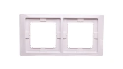 Simon Basic Neos Ramka podwójna IP44 z kompletem uszczelek biała BMRC2B/11