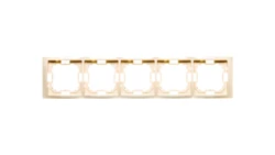 Simon Basic Neos Ramka pięciokrotna beżowy BMRC5/12