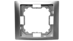 Simon Basic Neos Ramka pojedyncza stal inox BMRC1/21