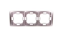 Simon Basic Neos Ramka potrójna stal inox BMRC3/21