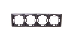 Simon Basic Neos Ramka poczwórna grafit matowy BMRC4/28