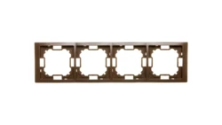 Simon Basic Neos Ramka poczwórna czekoladowy BMRC4/47