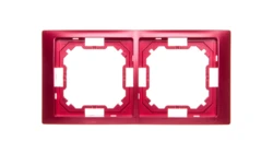 Simon Basic Neos Ramka podwójna rubinowy BMRC2/033