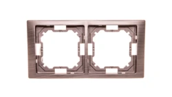 Simon Basic Neos Ramka podwójna tytanowy BMRC2/052