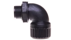 Dławnica kątowa do węża osłonowego M20 IP65 SILVYN HW-M 20x1,5 czarna 55501700 /20 szt./