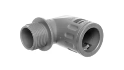 Dławnica kątowa do węża osłonowego PG13,5 IP68 SILVYN KLICK 90 stopni 13,5 szara 56000100 /50szt./