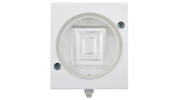 LAMBDA Łącznik hermetyczny pojedynczy IP44 biały ŁNH-1L/00