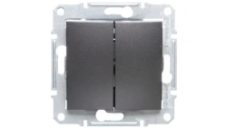 SEDNA Łącznik schodowy podwójny 10AX grafitowy IP20 SDN0600170