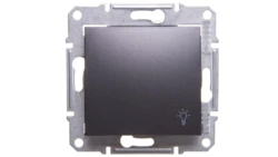 SEDNA Przycisk światło” IP44 grafitowy SDN0900370