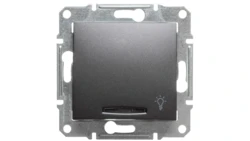 SEDNA Przycisk światło” z podświetleniem grafitowy SDN1800170